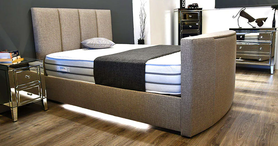 9 Foot Custom Bed Masterpiece with Hidden TV