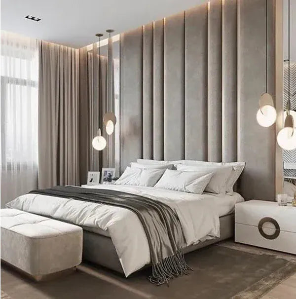 Athena Upholstered Wall Panel – Custom Luxury Bed | Custom Bed Co