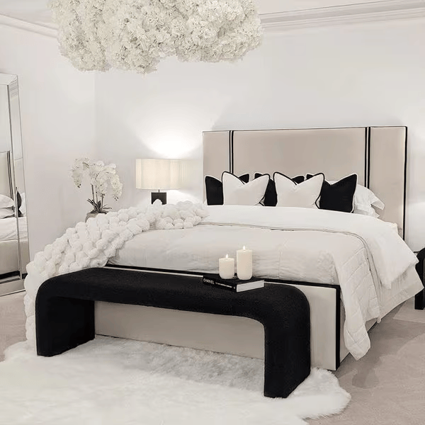 Alessi Luxury Bed – detail view | Custom Bed Co