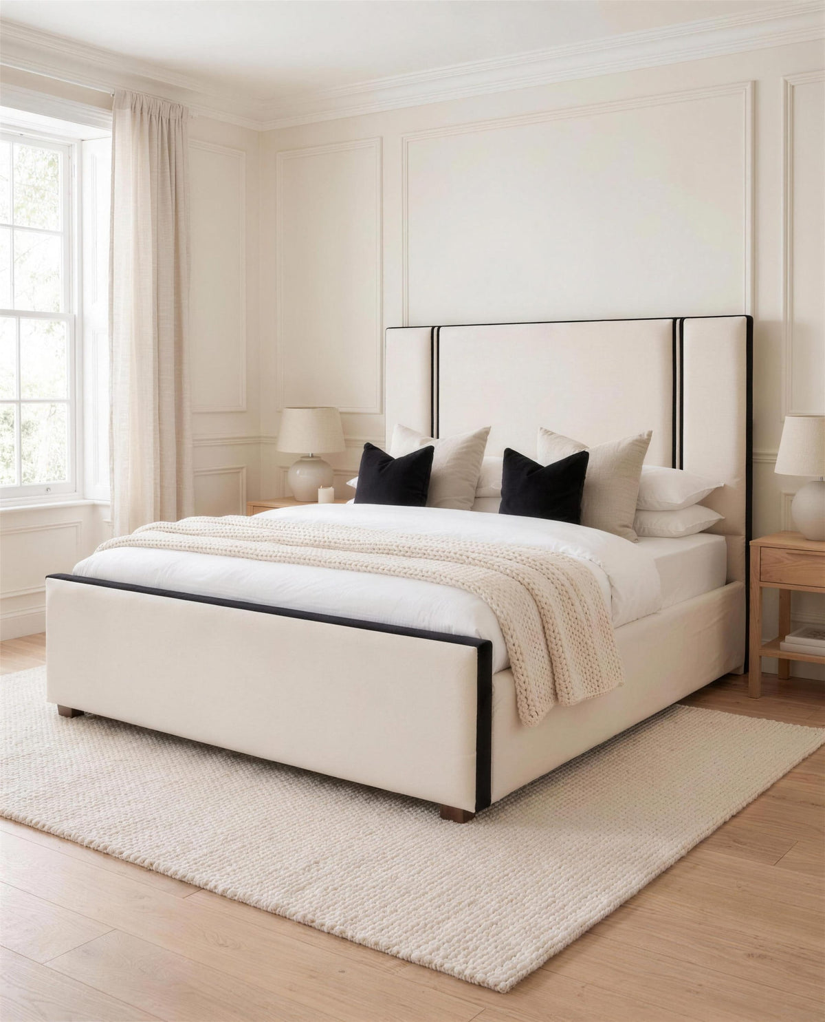 Alessi Luxury Bed – detail view | Custom Bed Co