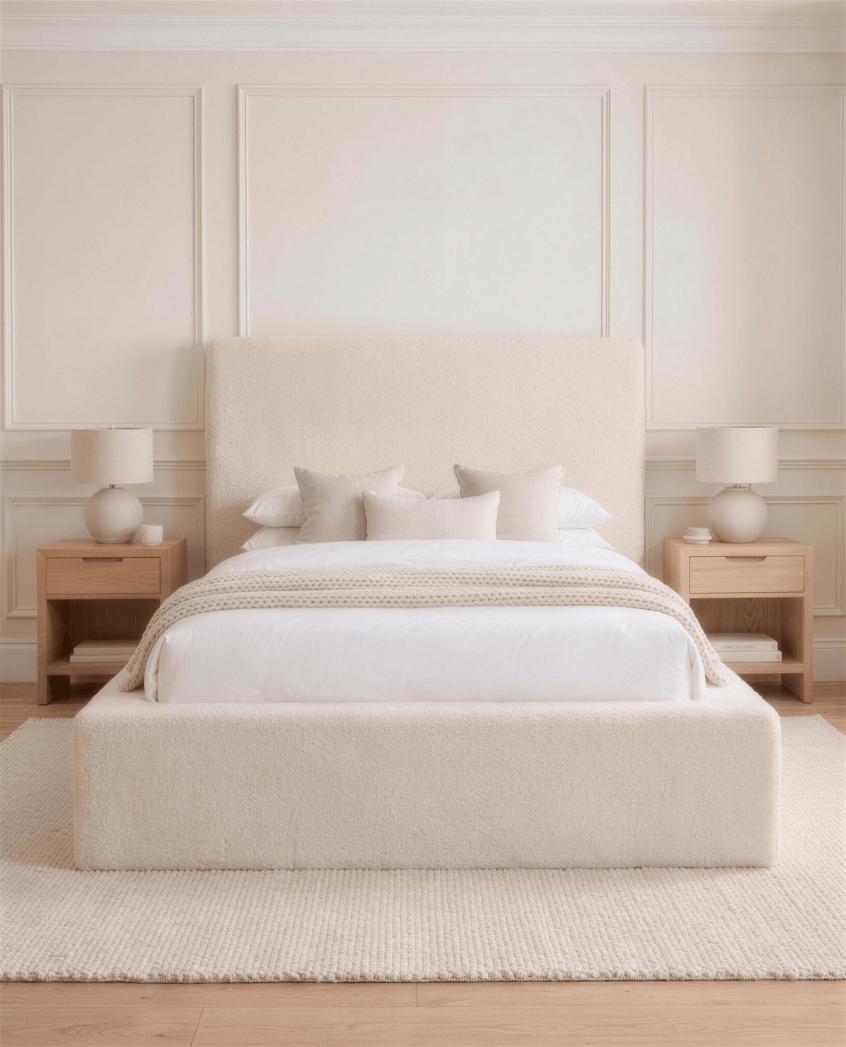 Arctic Luxury Bed, straight-on front view