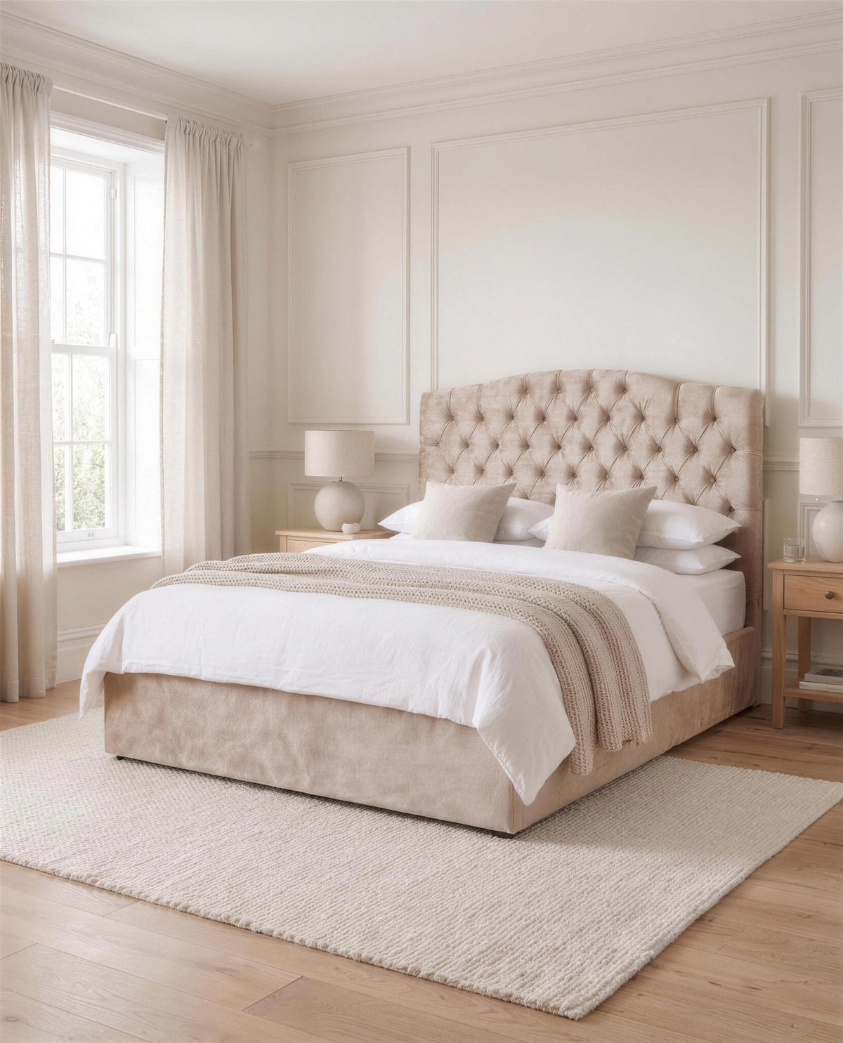 Celestial Cloud Luxury Bed – detail view | Custom Bed Co