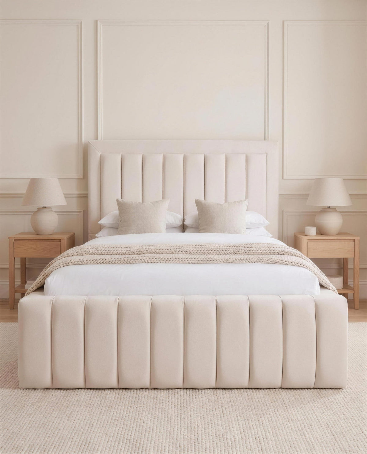 Cloud Comforter Luxury Bed, straight-on front view
