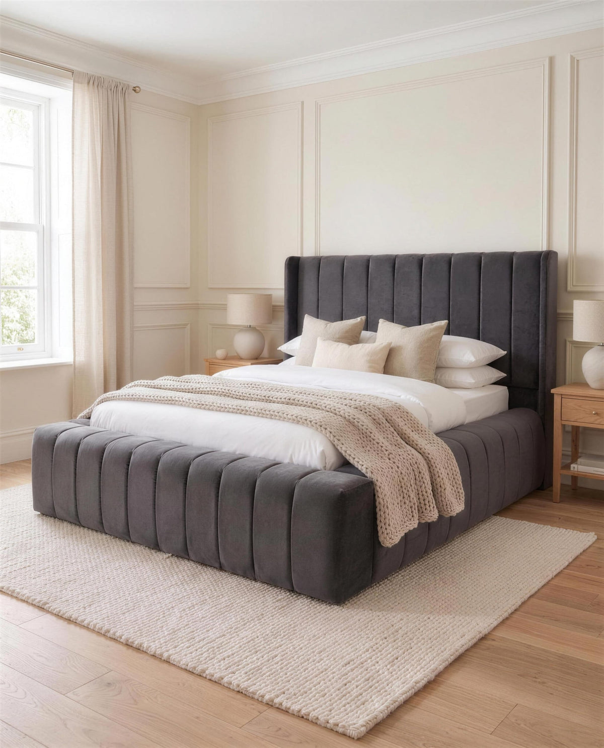 Duke Luxury Bed – detail view | Custom Bed Co