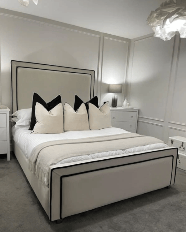 Hampton Luxury Bed – detail view | Custom Bed Co