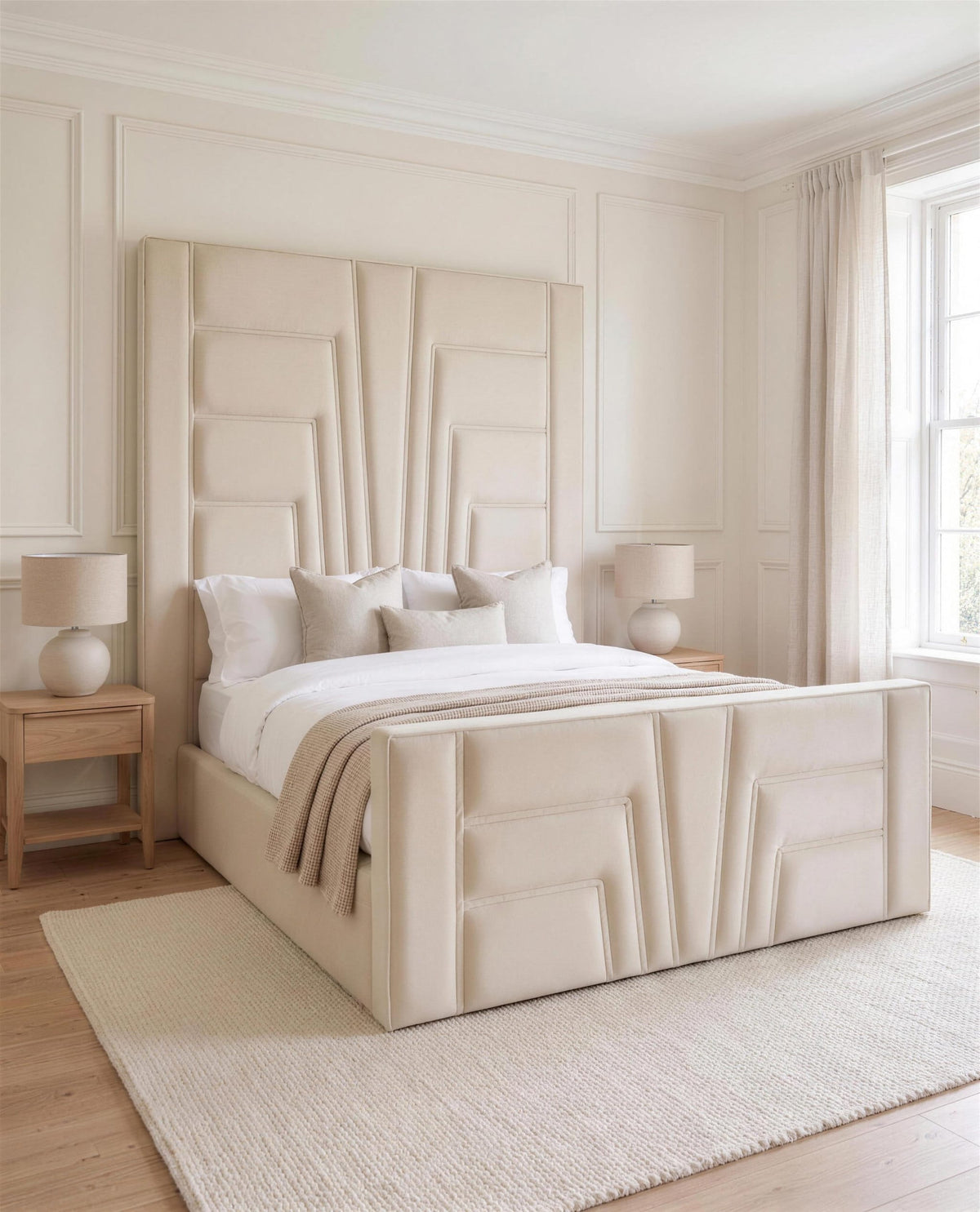 Tesfaye Luxury Bed – detail view | Custom Bed Co