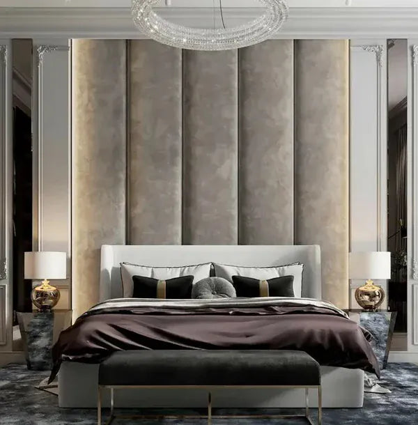 Regal Upholstered Wall Panel – Custom Luxury Bed | Custom Bed Co
