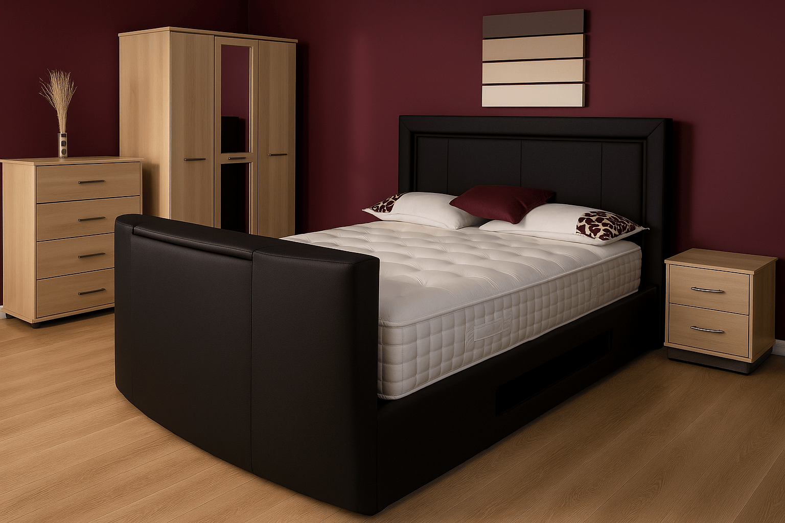 Windsor TV Bed – Custom Luxury Bed | Custom Bed Co