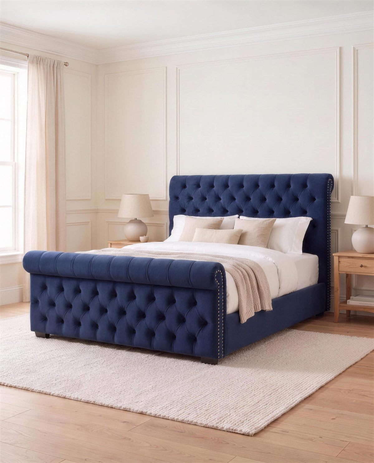 Barber Luxury Bed – detail view | Custom Bed Co