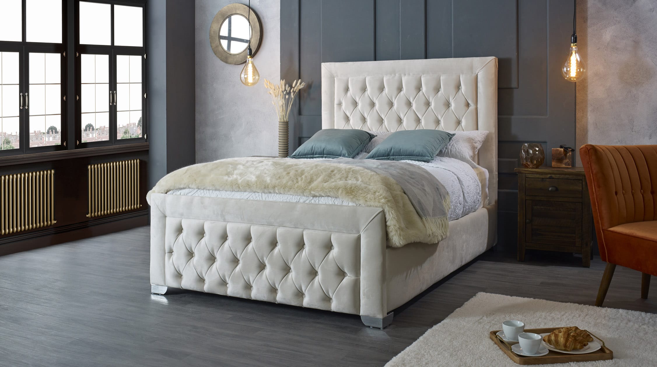 Haven Luxury Bed – detail view | Custom Bed Co