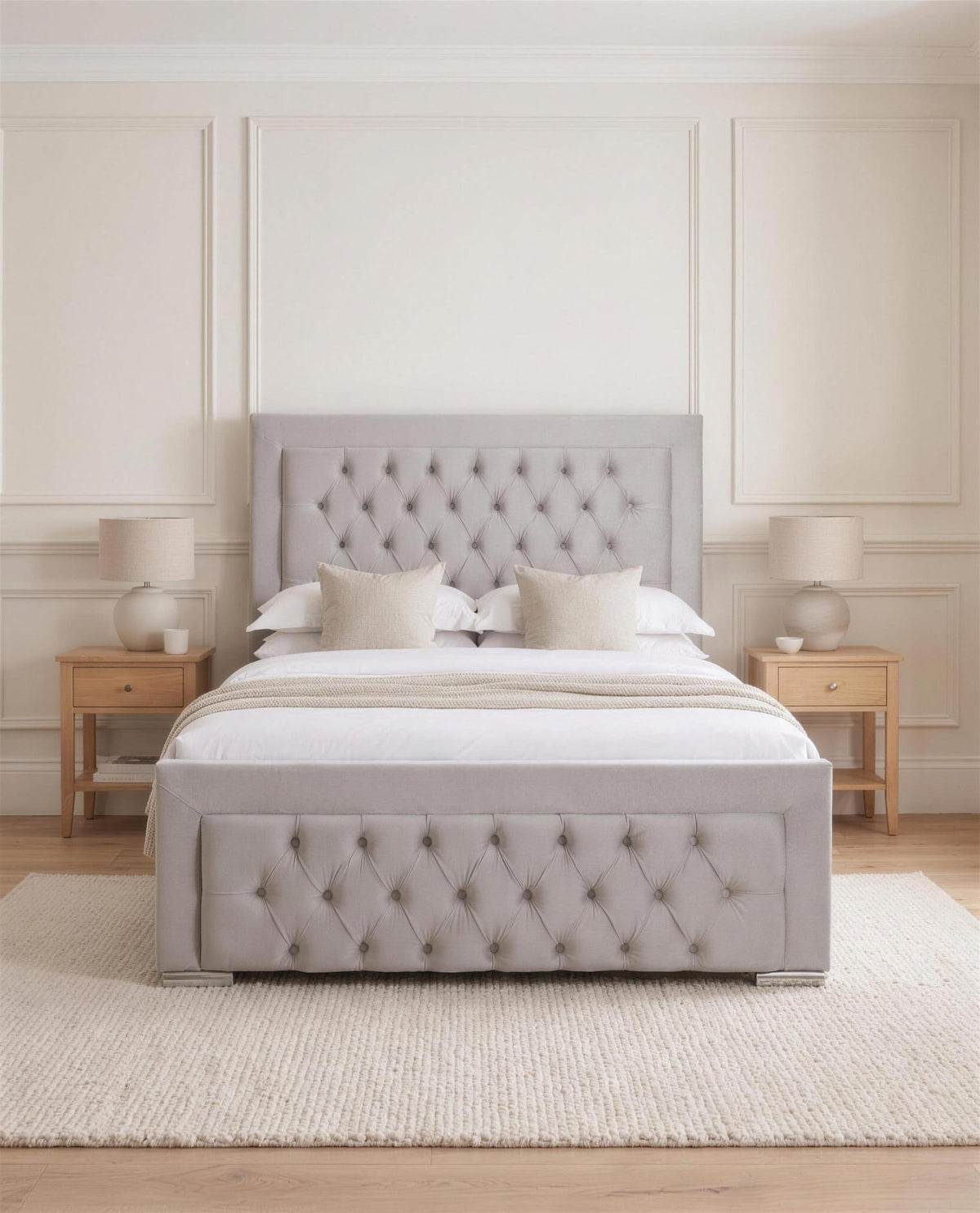 Sleepy Meadows Luxury Bed, straight-on front view