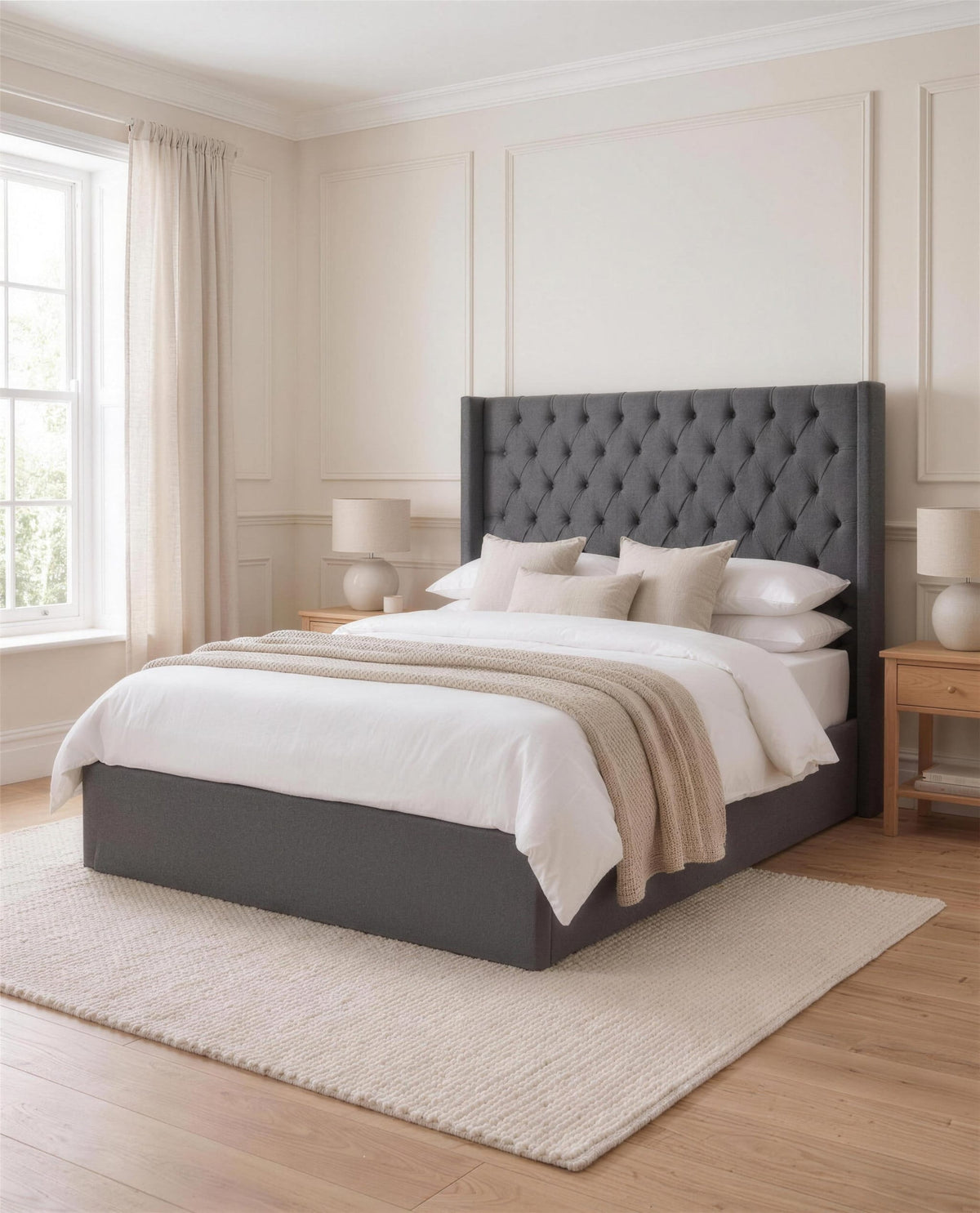 Tranquil Twilight Luxury Bed – detail view | Custom Bed Co