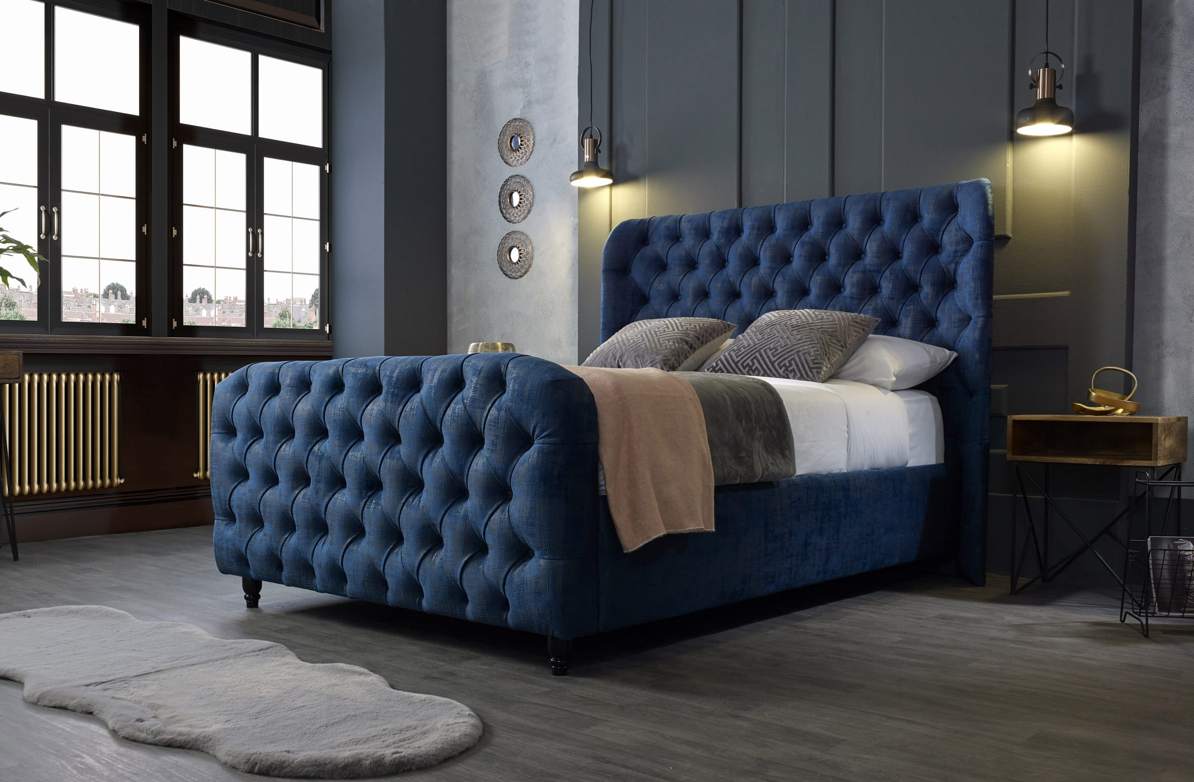 Vienna Luxury Bed – detail view | Custom Bed Co