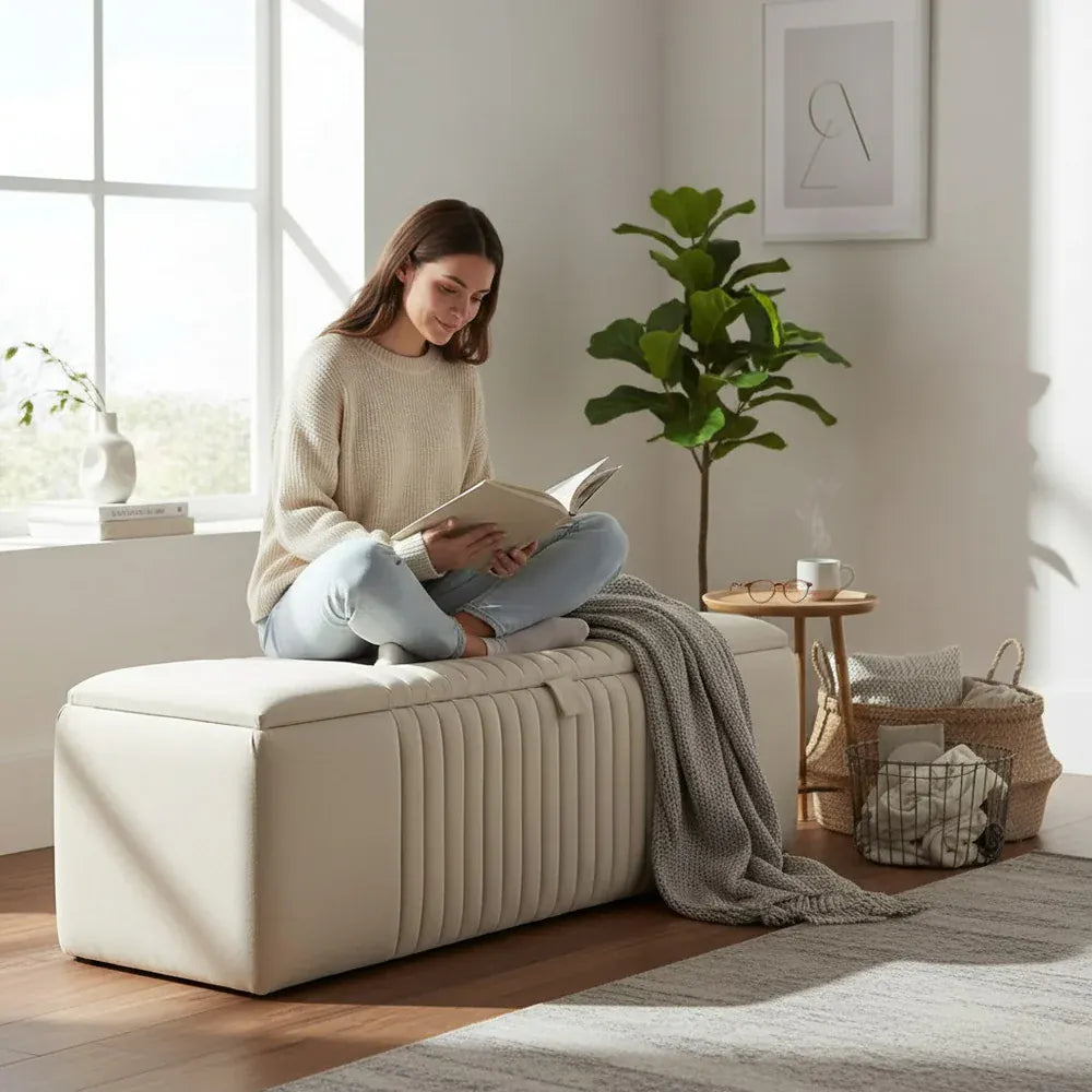 Millhouse Storage Ottoman