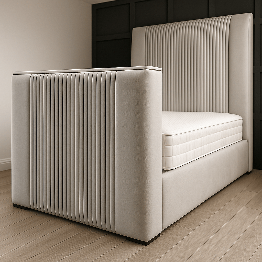 Chicago TV Bed – Custom Luxury Bed | Custom Bed Co