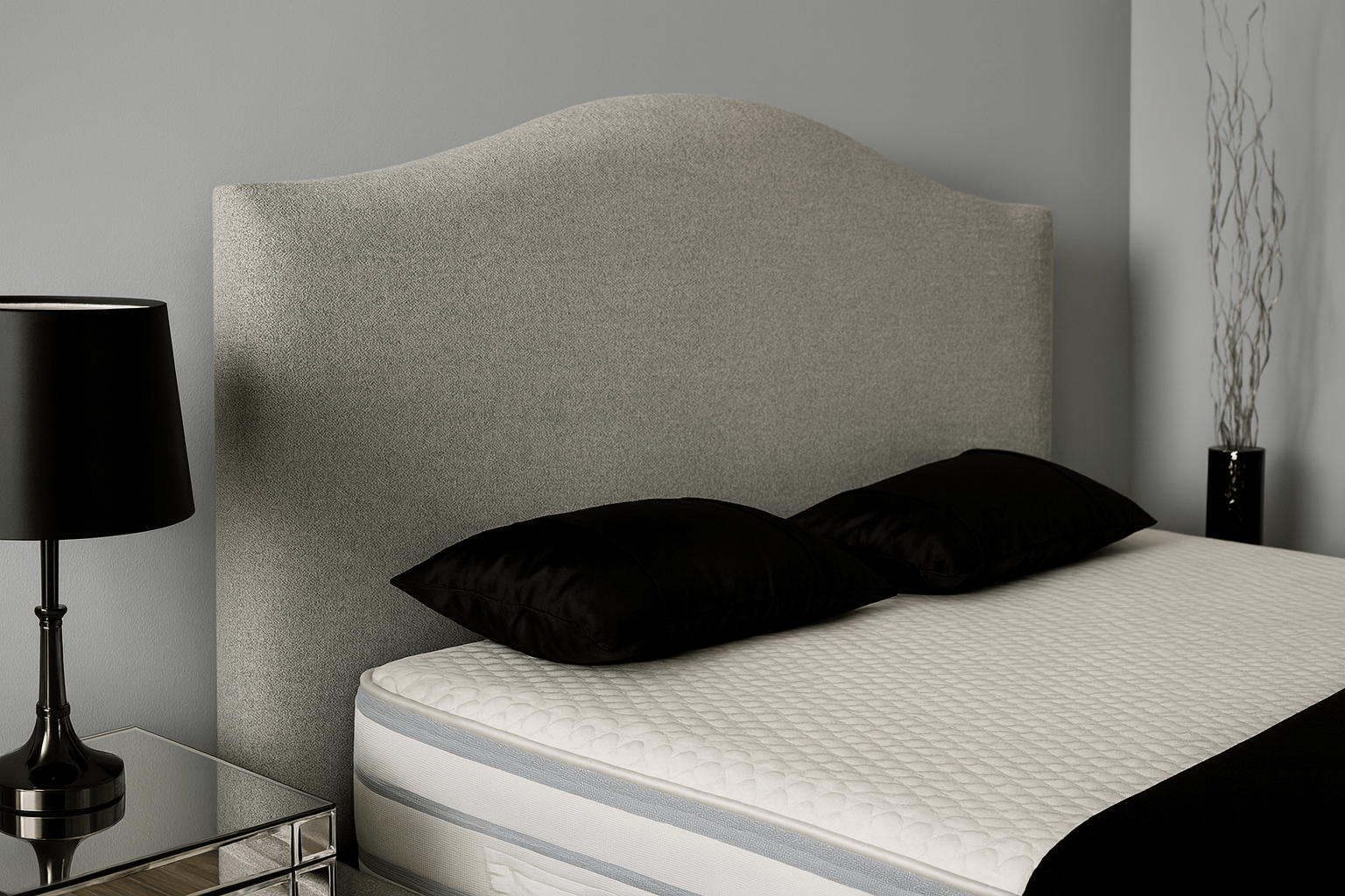 Dundee TV Bed – detail view | Custom Bed Co