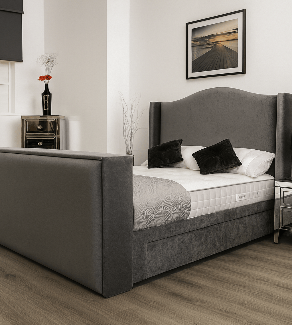 Harvington TV Bed – Custom Luxury Bed | Custom Bed Co