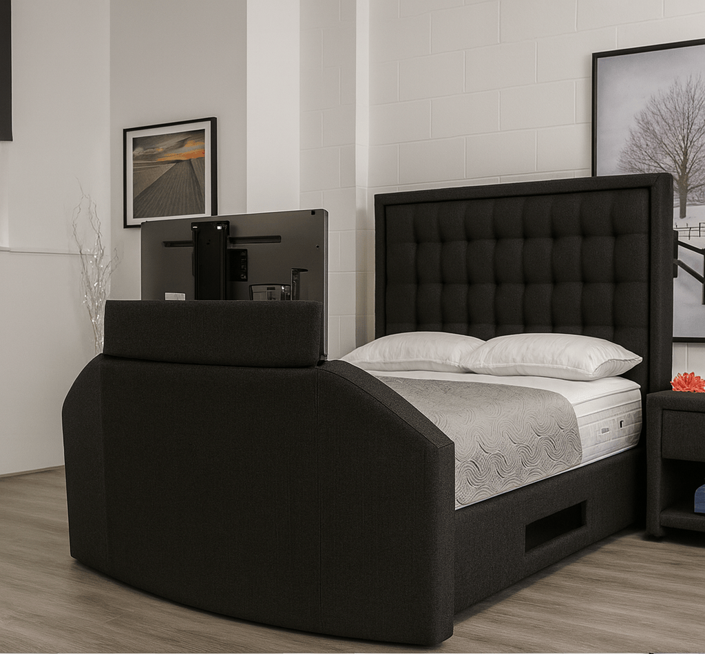 Hudson TV Bed – Custom Luxury Bed | Custom Bed Co