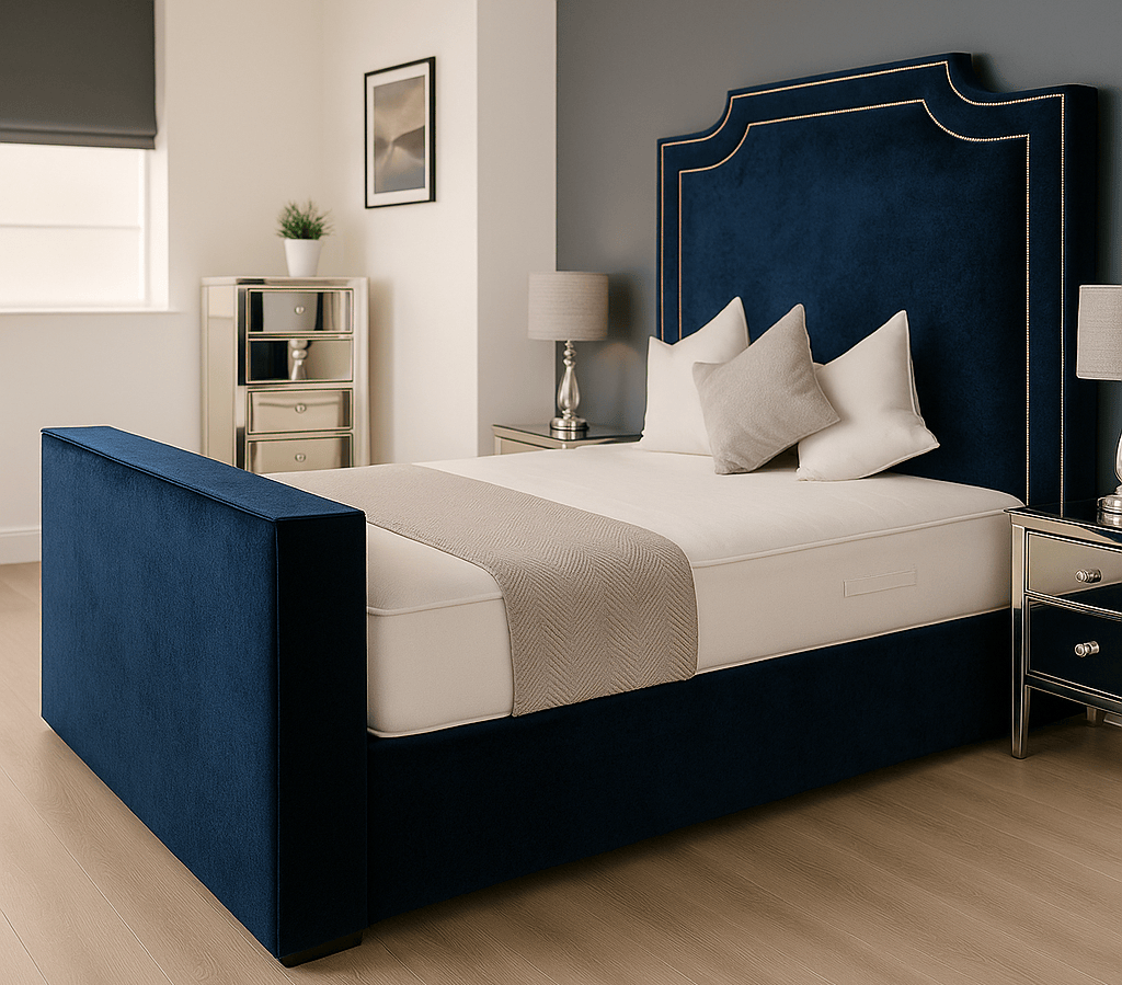 Manhattan TV Bed – Custom Luxury Bed | Custom Bed Co