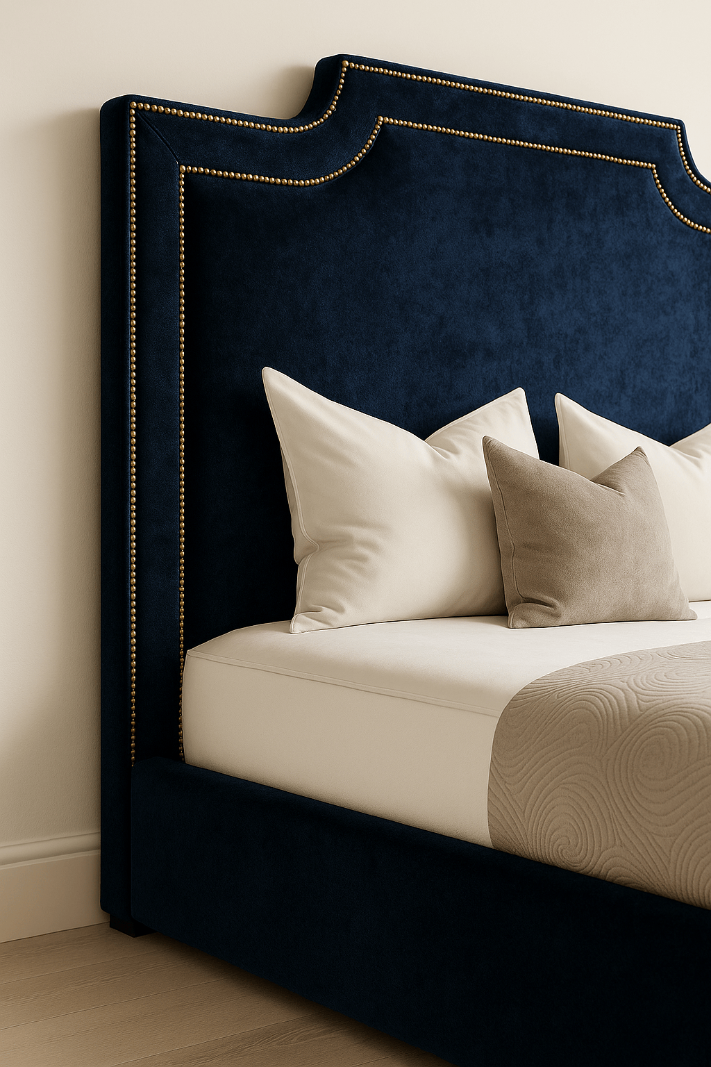 Manhattan TV Bed – detail view | Custom Bed Co