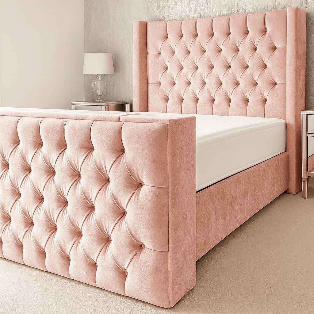 Woodland TV Bed – Custom Luxury Bed | Custom Bed Co